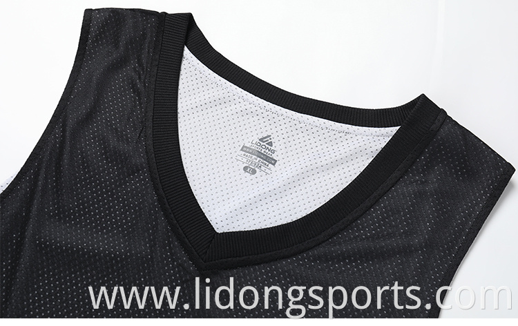 Wholesale Basketball Reversible Children's Basketball Uniform Custom Basketball Jersey With High Quality